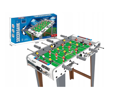 Wooden Football Soccer Game With Legs & Scores - White