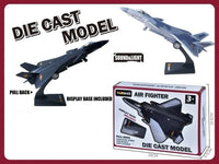 Thumbnail for Diecast Pullback Light & Sound Air Fighter Model