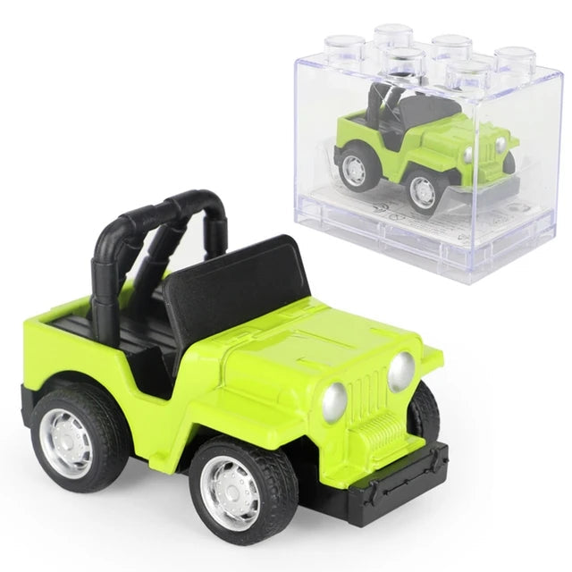 1Pc Diecast Car With Acrylic Display Box-Assortment