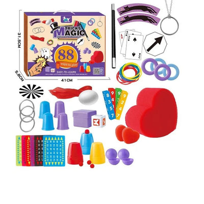 88 Ways Kids Pretend Play Magic Tricks Set
