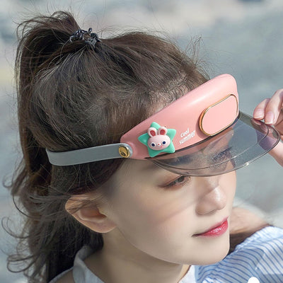 Rabbit Rechargeable Sun Protection Cooling Hat Fan