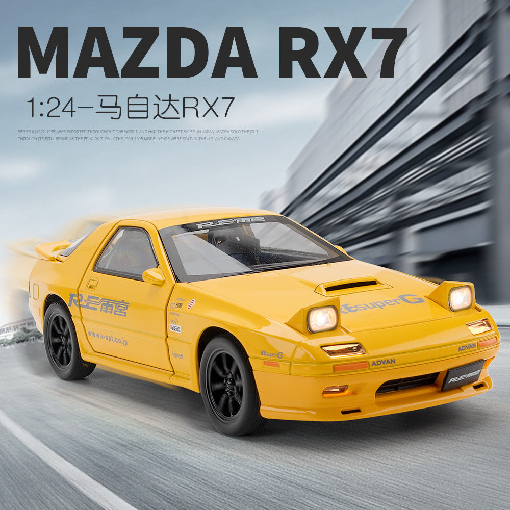 1:24 Diecast Mazda RX7 - Yellow
