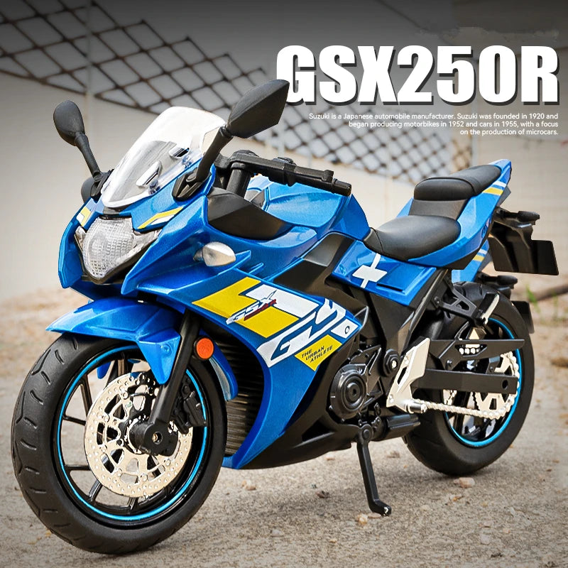 1:12 Diecast Suzuki GSX-250R Model Bike