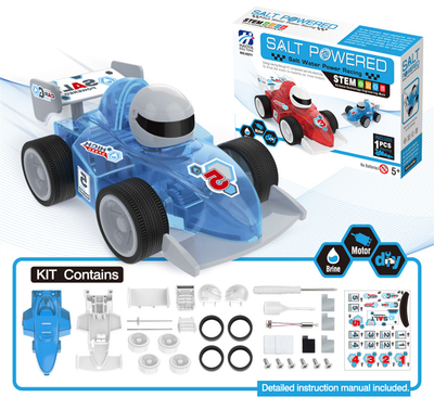DIY STEM Salt Powered Racing Car