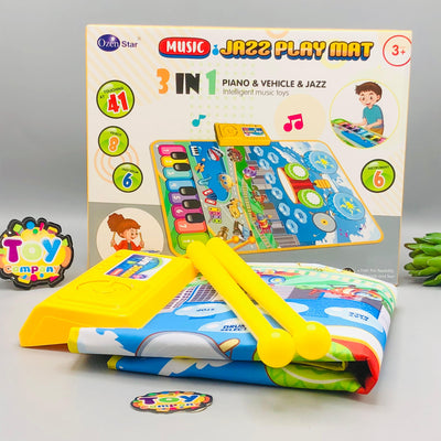 3in1 Electronic Kids Musical Jazz Play Mat