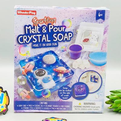 DIY Sparkling Melt & Pour Crystal Soap Kit