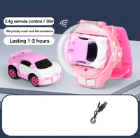 Pink Mini Alloy Watch Remote Control Car