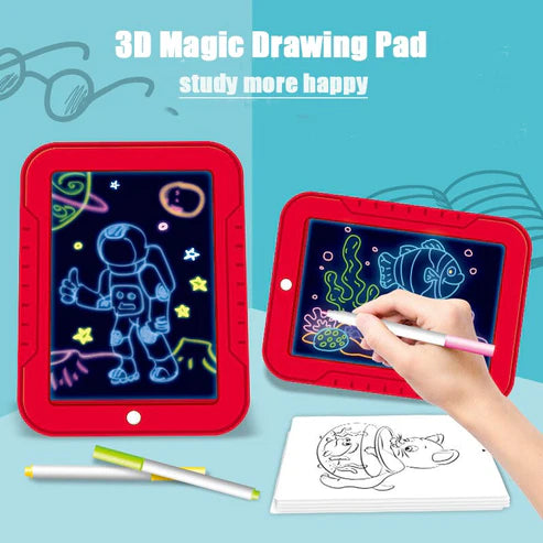 3D Light-up Drawing Magic Pad