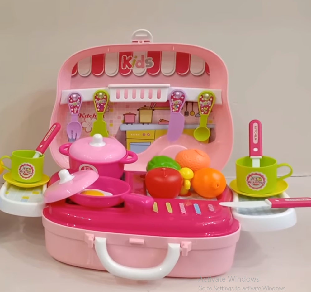 Kitchen Set - Push along Briefcase