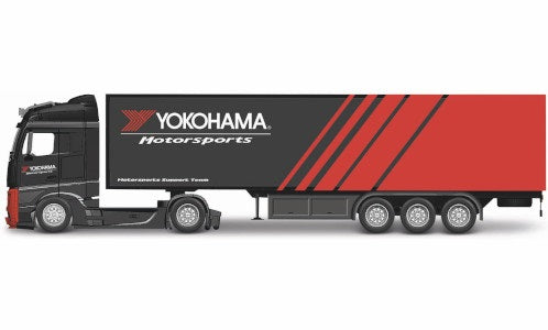 1:43 Bburago Street Fire Yokohama Hauler with Trailer