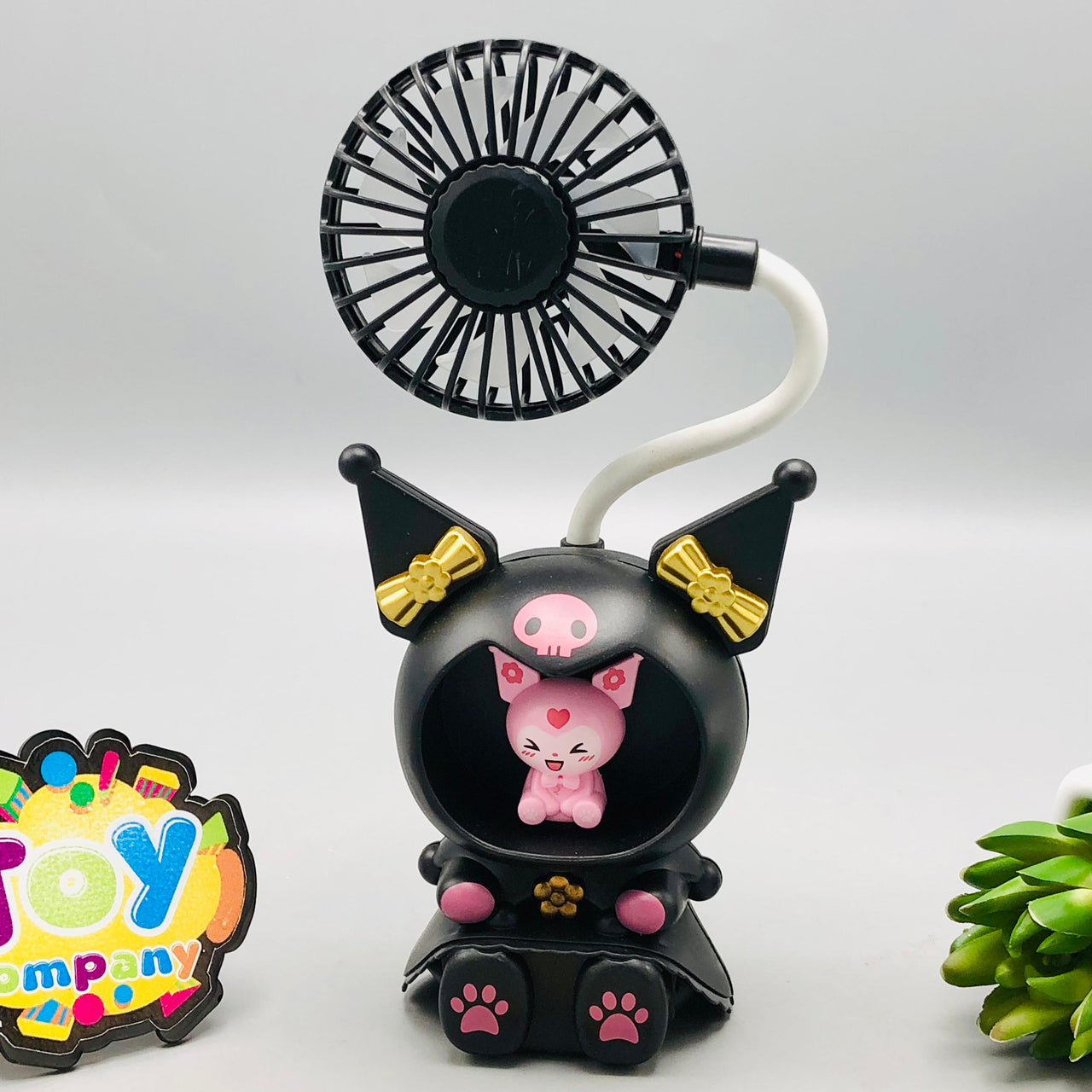 Kuromi Flexible Table Fan With Sharpener