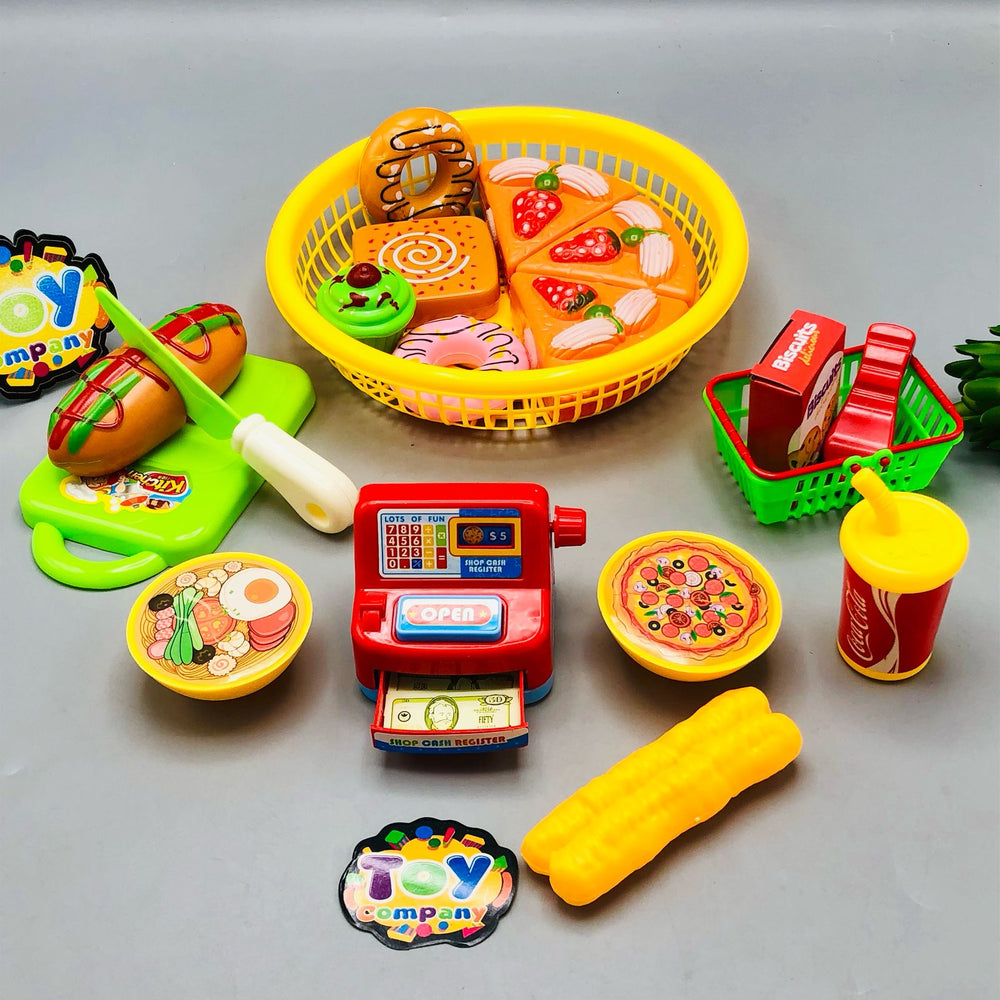 17Pcs Pretend Play Fast Food Set