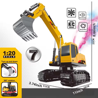 1:20 2.4GHz RC Excavator Spray Model