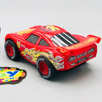 1Pc Diecast McQueen Thrilling Racing Car With Light & Sound