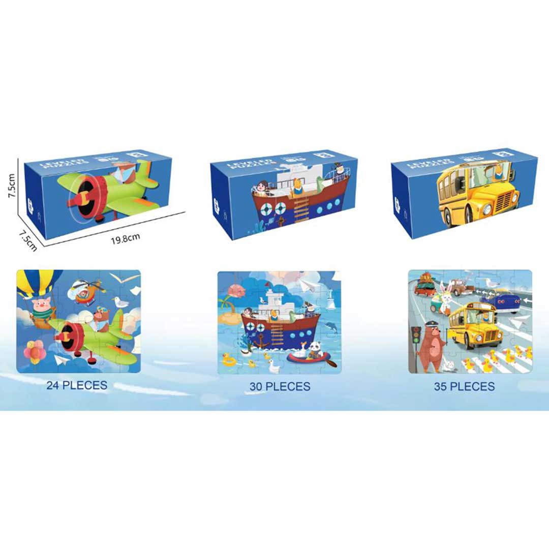 3-in-1 Progressive Puzzles For Kids - Step 3