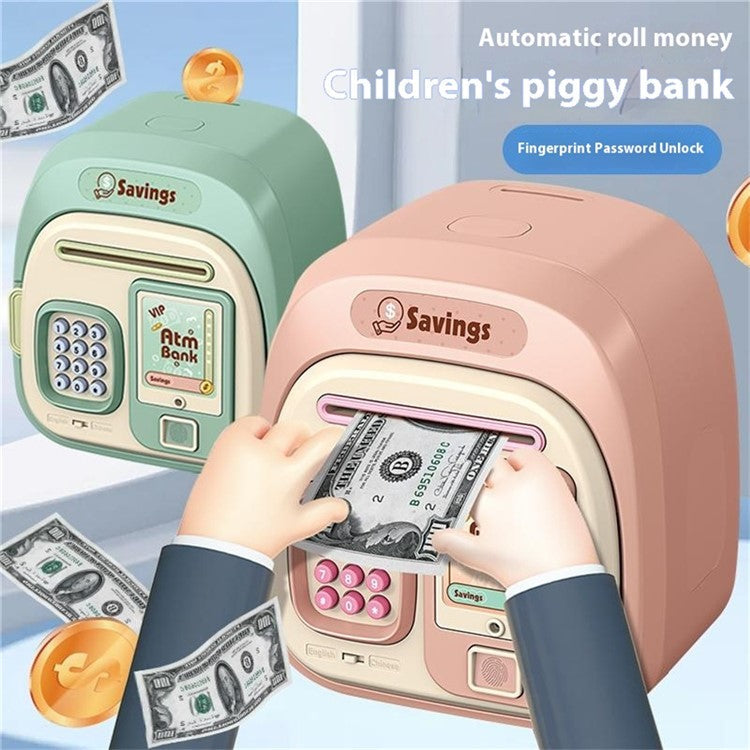 Fingerprint & Password Unlock Money Saving Box