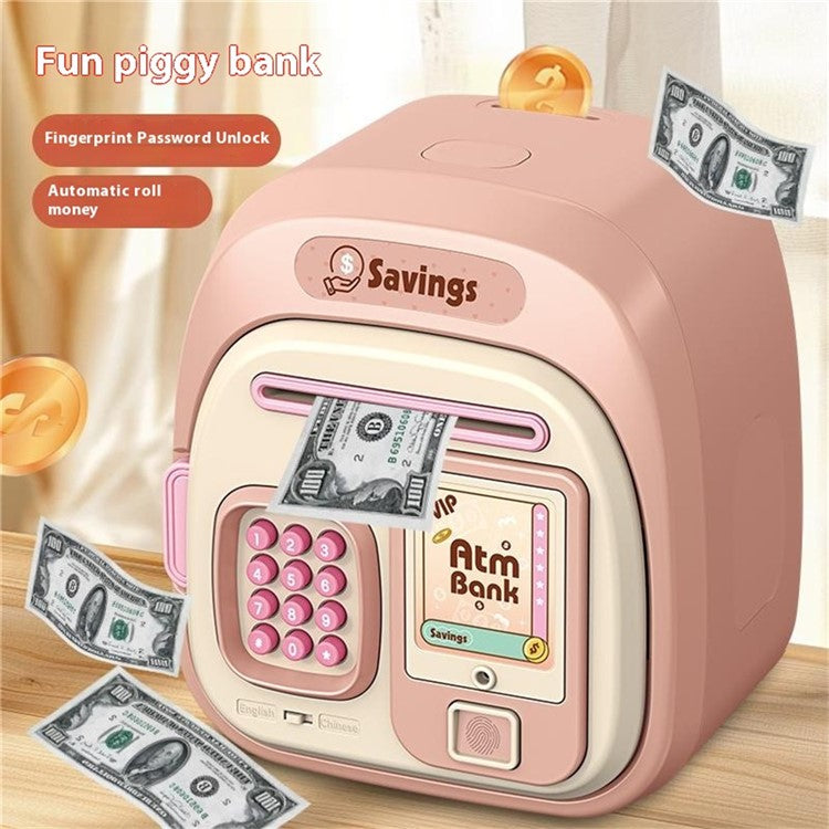 Fingerprint & Password Unlock Money Saving Box