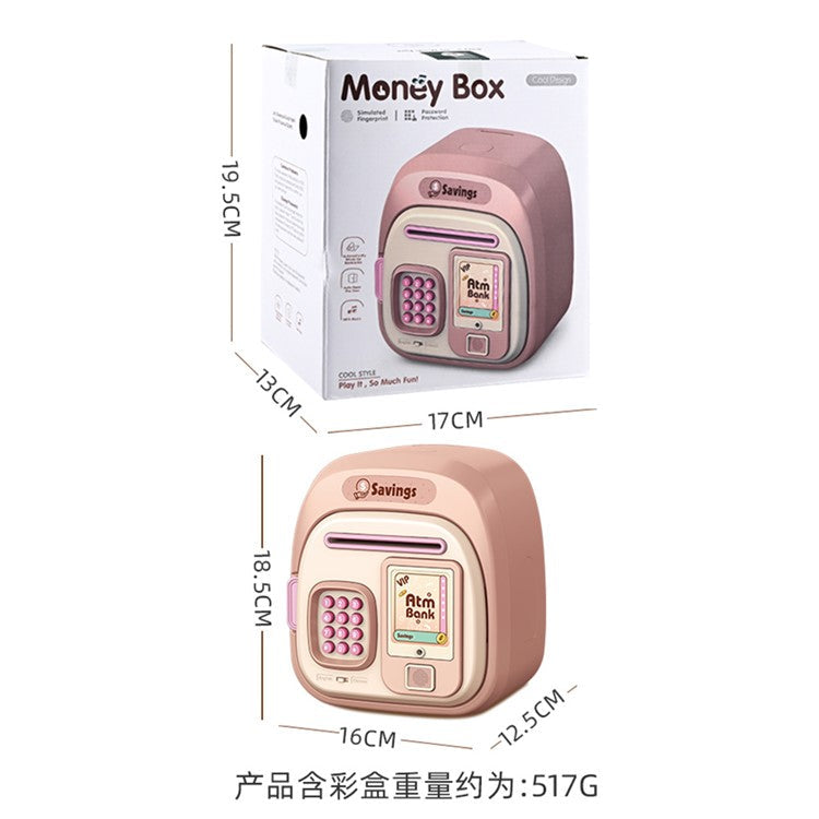 Fingerprint & Password Unlock Money Saving Box