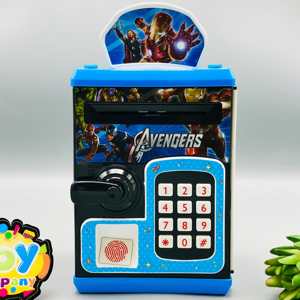 Avengers Fingerprint Piggy Bank With Light & Sound