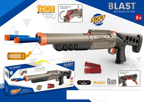 Manual Double-Barreled Blast Soft Bullet Shooting Gun