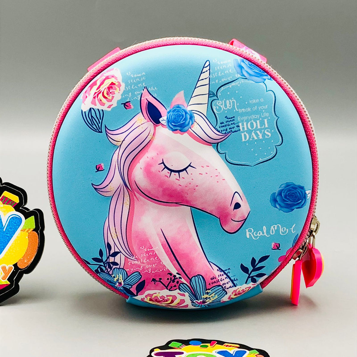 1Pc Premium Quality 3D Design Unicorn Mini Purse