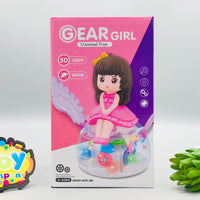Musical Gear Rotating Girl Doll With Light & Wings