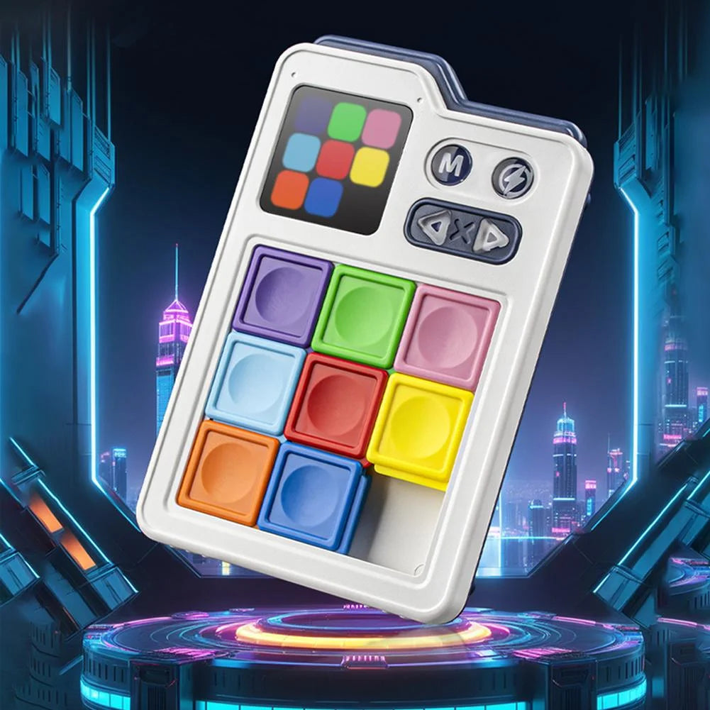 Electronic LED Display Slide Puzzle Game
