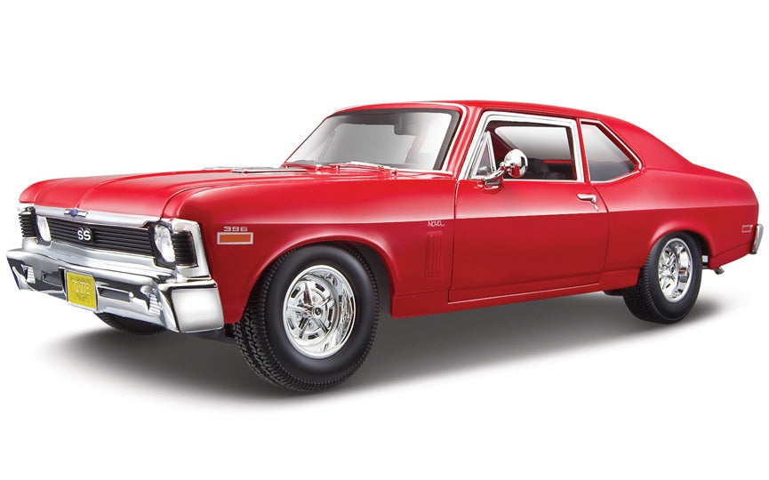 Maisto 1:18 Diecast 1970 Chevrolet Nova Ss Coupe - Red