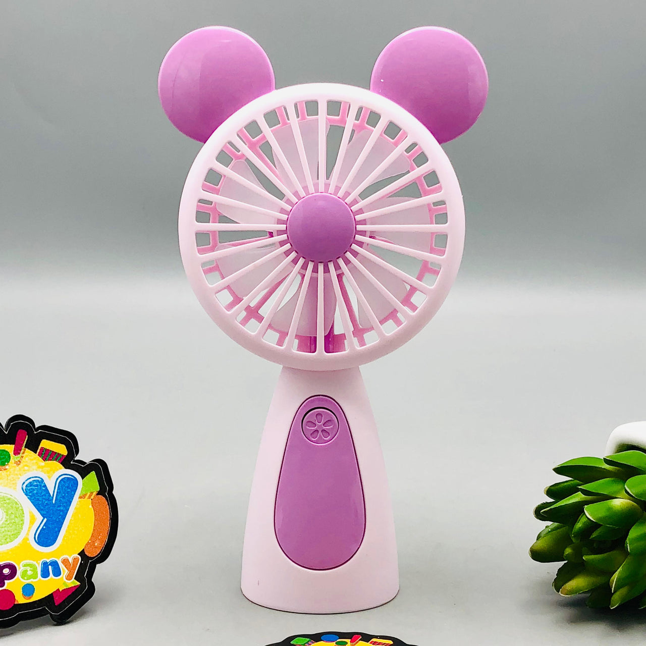 Rechargeable Mini Bear Ears Cute Fan