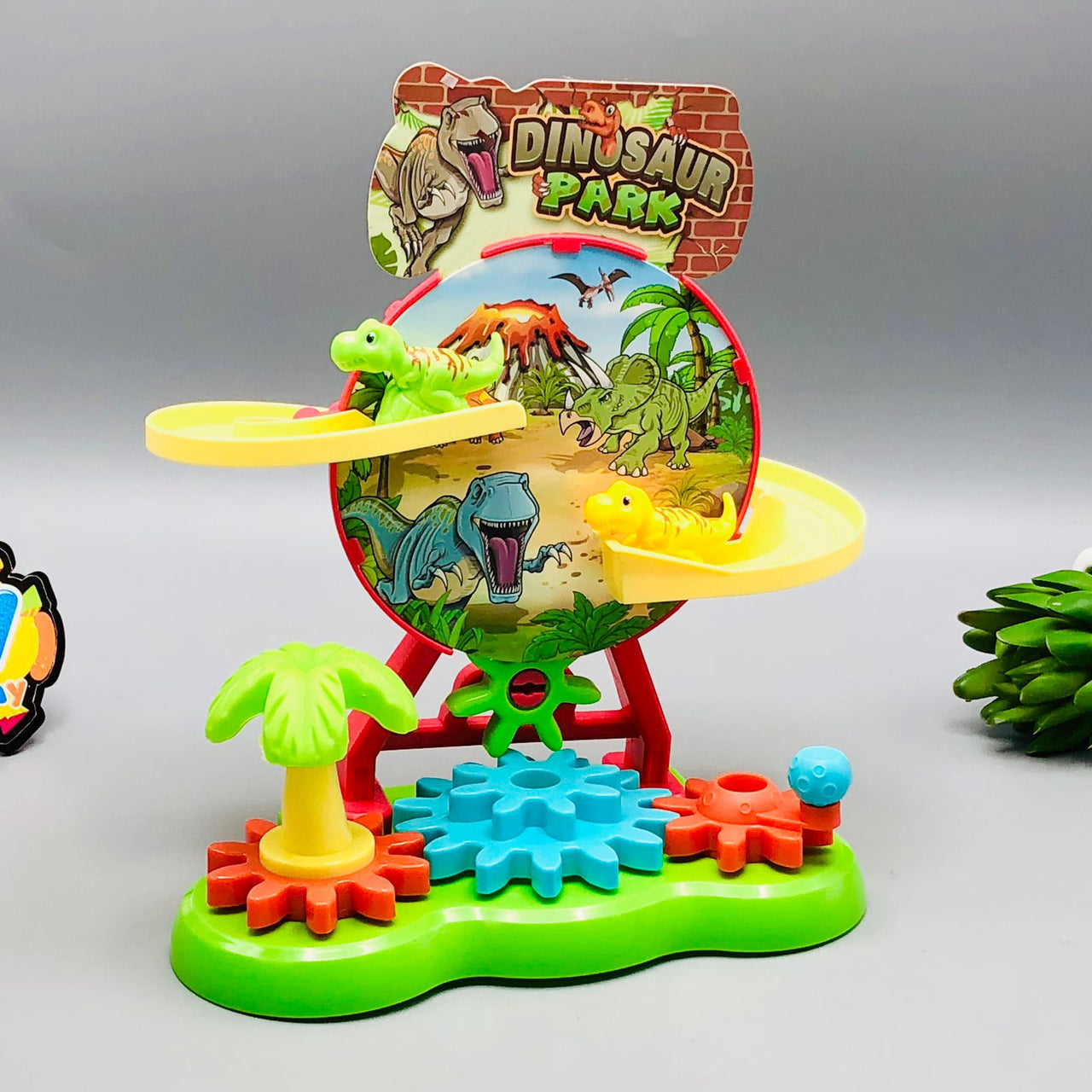 Magnetic Dinosaur Park Adventure Track Set