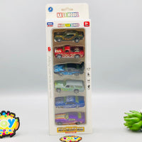 1:64 Mini Diecast Inertial Racing Cars - 6Pcs