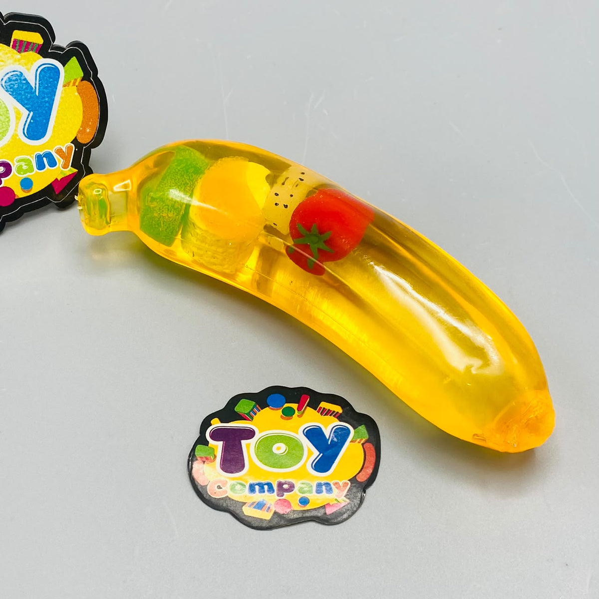 1Pc Squishy Jumbo Banana Filled With Fruits
