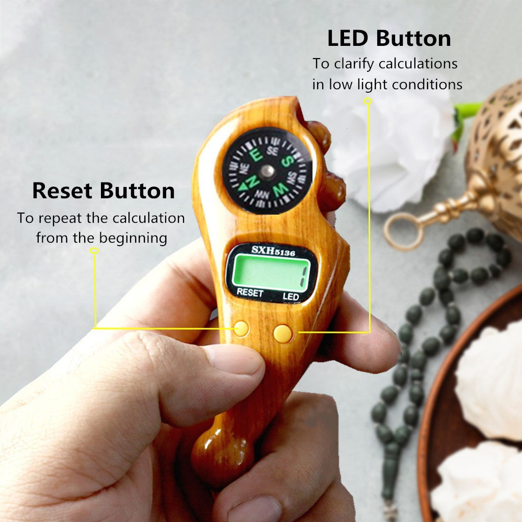 New Digital LED Tasbih & Compass