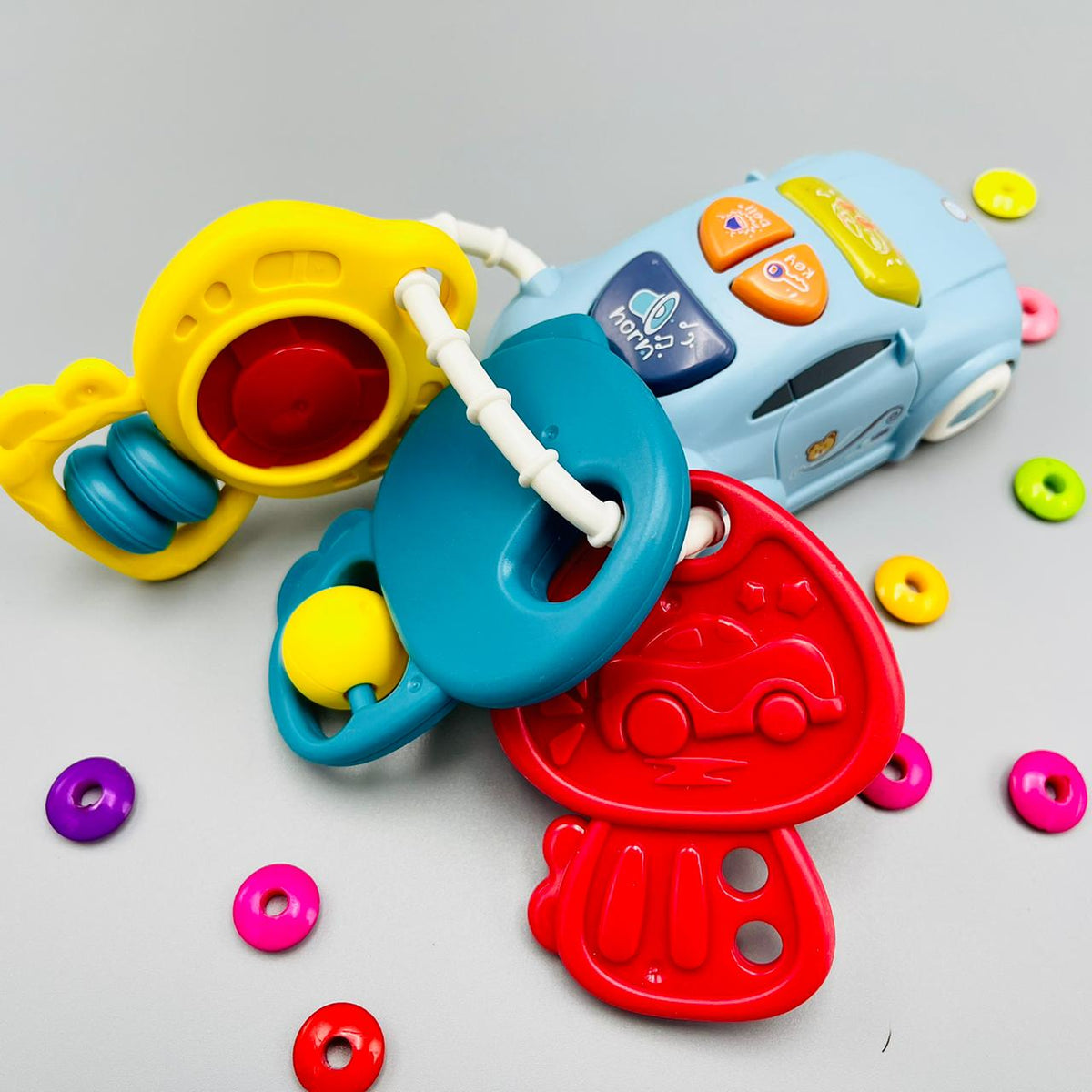 Music Party Set - Bunny Car, Musical Phone, Car Keys