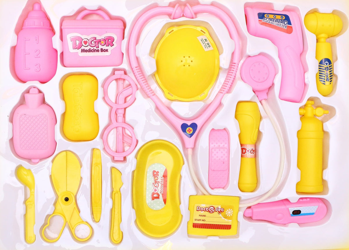 Barbie Doctor Set for Girls-20 Pcs