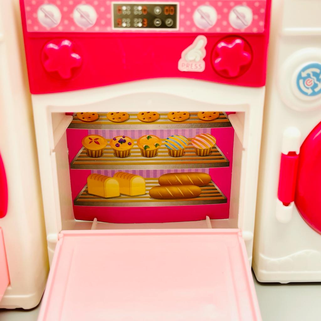 Combination Cabinet Kitchen Play Set