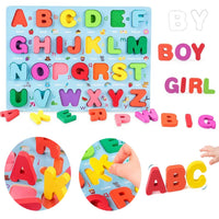 3D Wooden Capital Letters A-Z Board