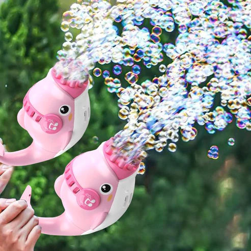 Electric Funny Little Dolphin Bubble Machine