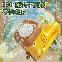Electric Giraffe Colorful Bubble Gun