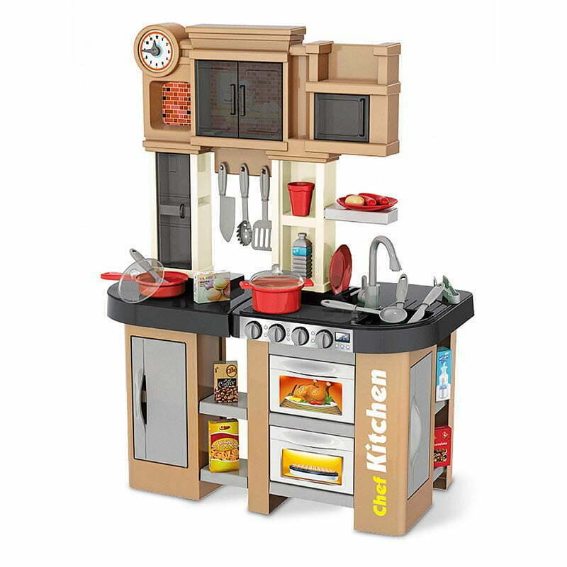 58 Pcs Talented Chef Kitchen Play Set | Realistic Sink