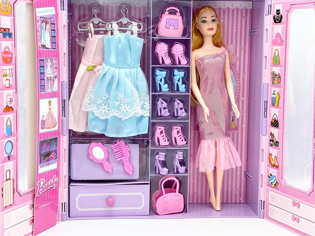 Barbie's Wardrobe with Accessories