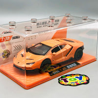 1:32 Diecast Lamborghini LP770-4 With Acrylic Display Box - Orange