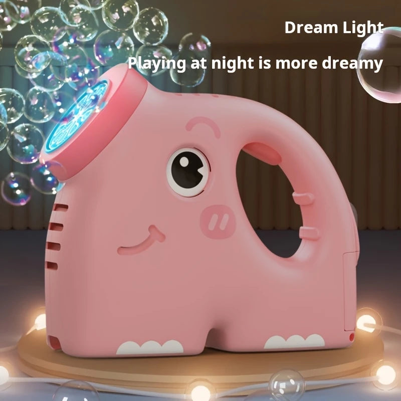 Electric Elephant Colorful Bubble Gun