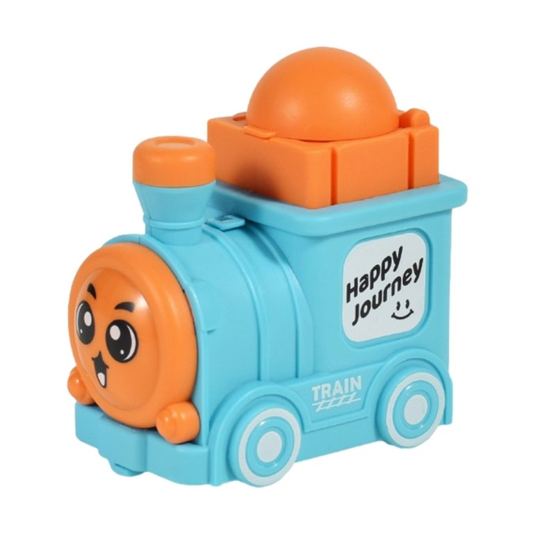 Press & Go Cartoon Mini Train - 1Pc