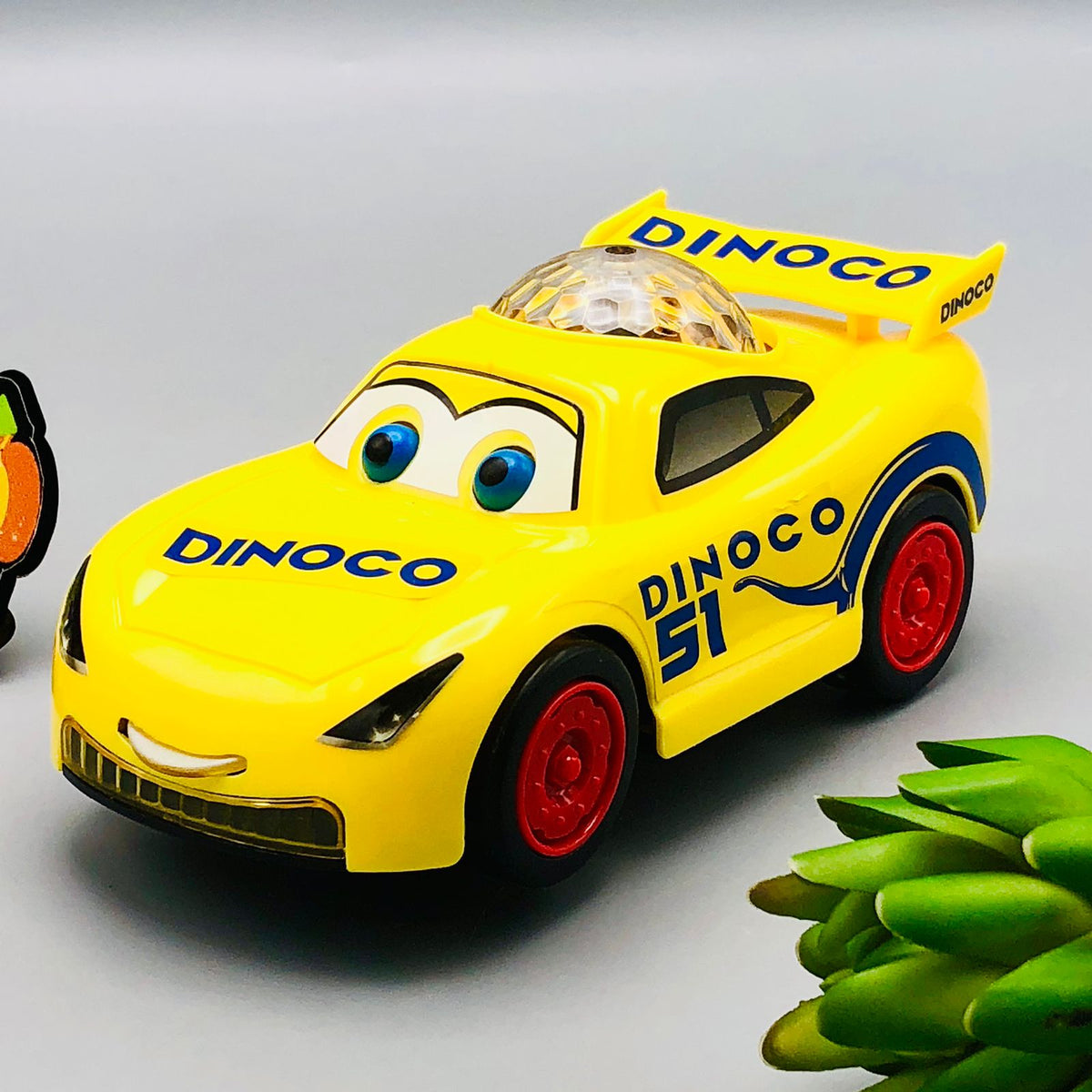 Dinoco 3D Lights & Musical Racing Car