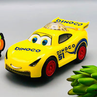 Dinoco 3D Lights & Musical Racing Car