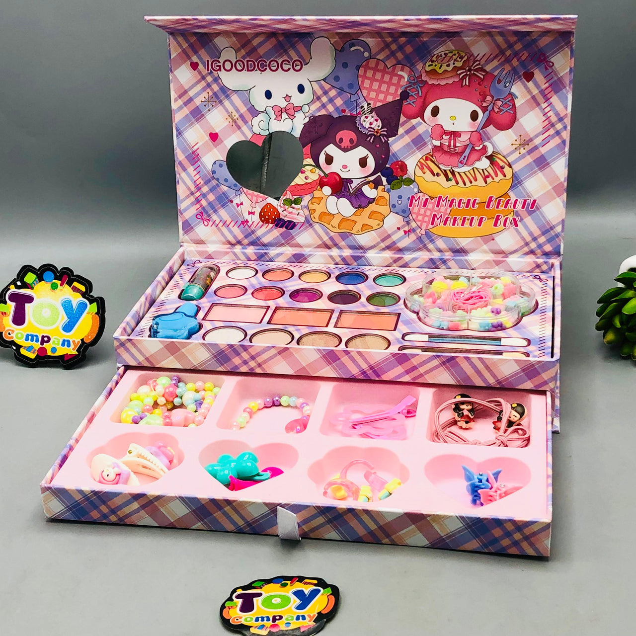 37Pcs Realistic Magical Makeup & Jewellery Set