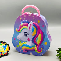 Unicorn Themed Kids Coin Saving Box