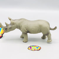 1Pc Premium Rhino Animal Figure Toy