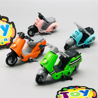 4Pcs Mini Diecast Vespa Models
